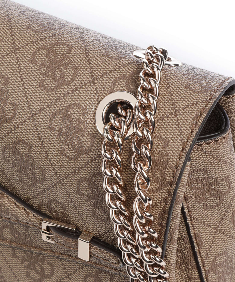 Guess Katya 4G Logo Shoulder bag latte logo