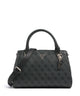 Guess Noelle 4G Logo Handbag coal logo