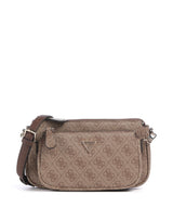 Guess Noelle 4G Logo Schultertasche latte logo/brown