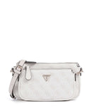 Guess Noelle 4G Logo Sac porté épaule white logo
