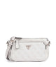 Guess Noelle 4G Logo Schultertasche white logo