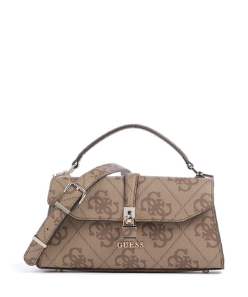 Guess Queensland Big 4G Logo Sac à main latte logo