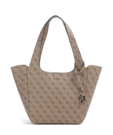 Guess Calista Cabas latte logo