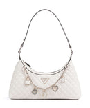 Guess Everlee Borsa a spalla offwhite