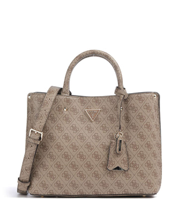 Guess Meridian Sac à main latte logo