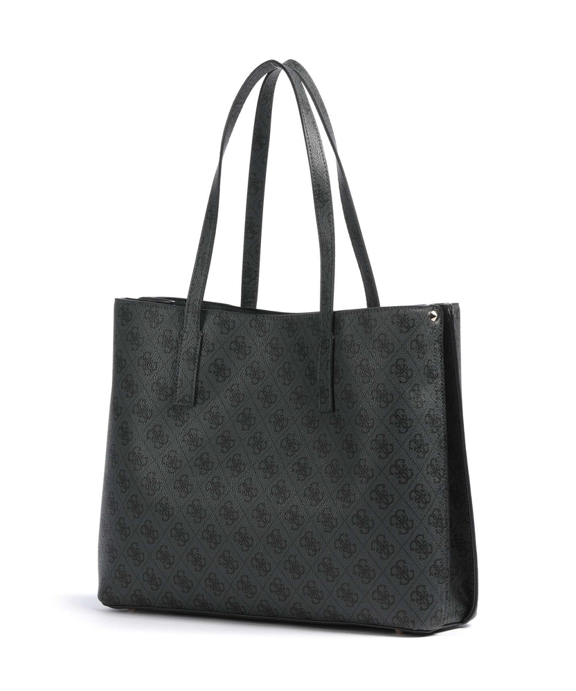 Guess Meridian Tote bag coal logo