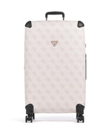 Guess Berta 4G Logo 4-Rollen Trolley rose water logo