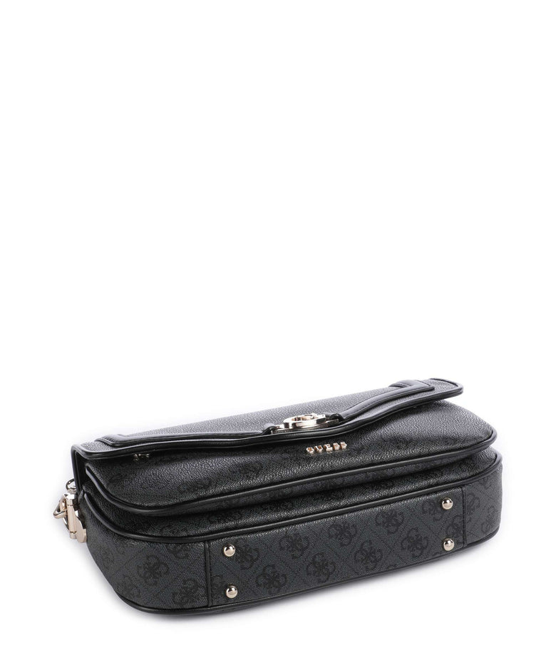Guess Dea Shoulder bag coal logo