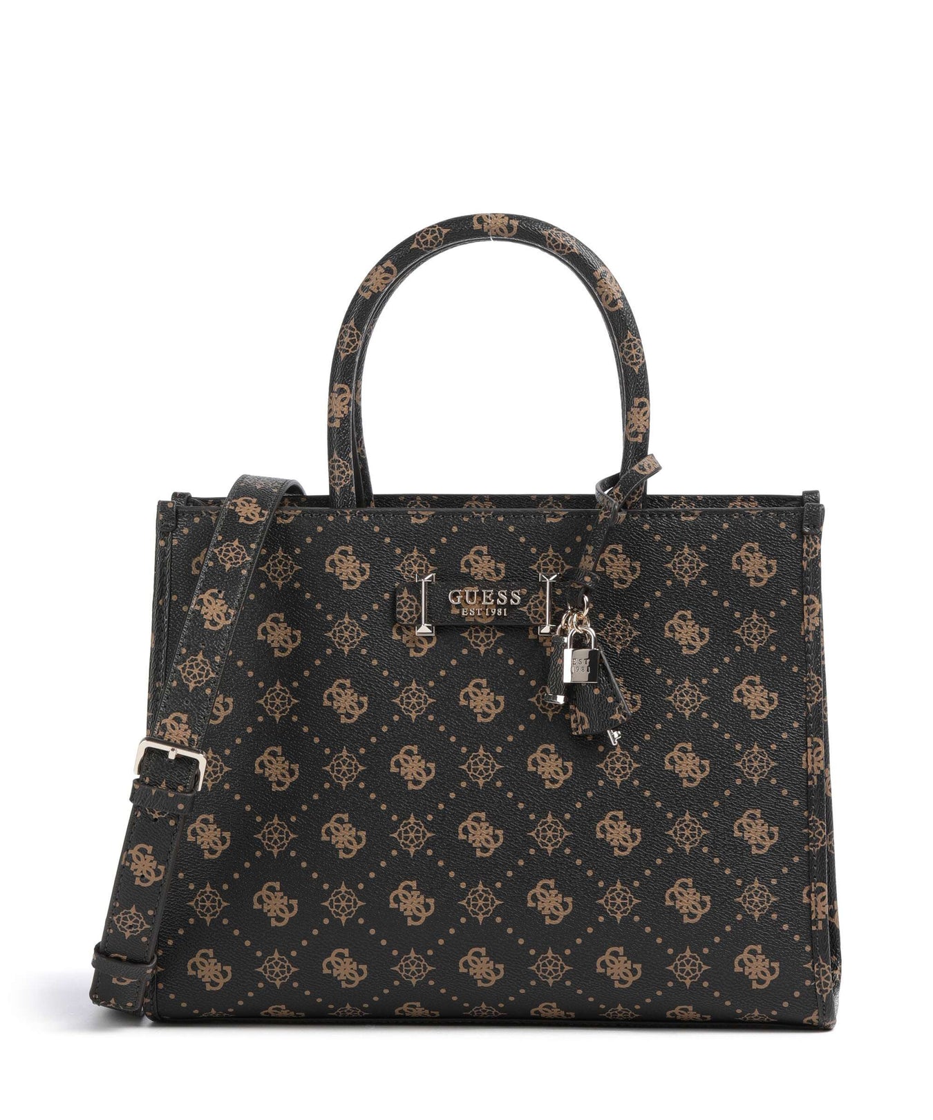 Guess Silia Handbag espresso logo