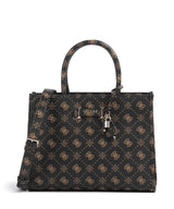 Guess Silia Handtasche espresso logo