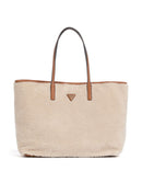 Guess Large Tote bag natural/cognac