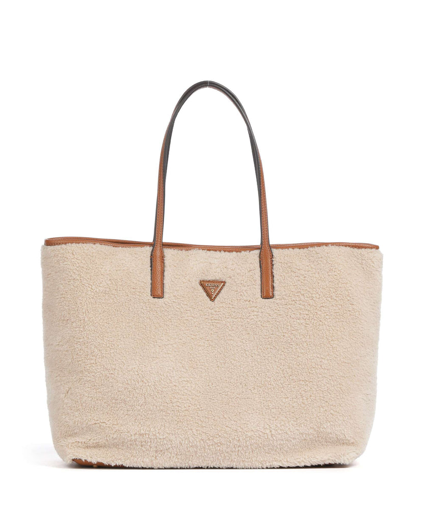 Guess Large Tote bag natural/cognac