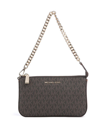 Michael Kors Jet Set Sac porté épaule brown
