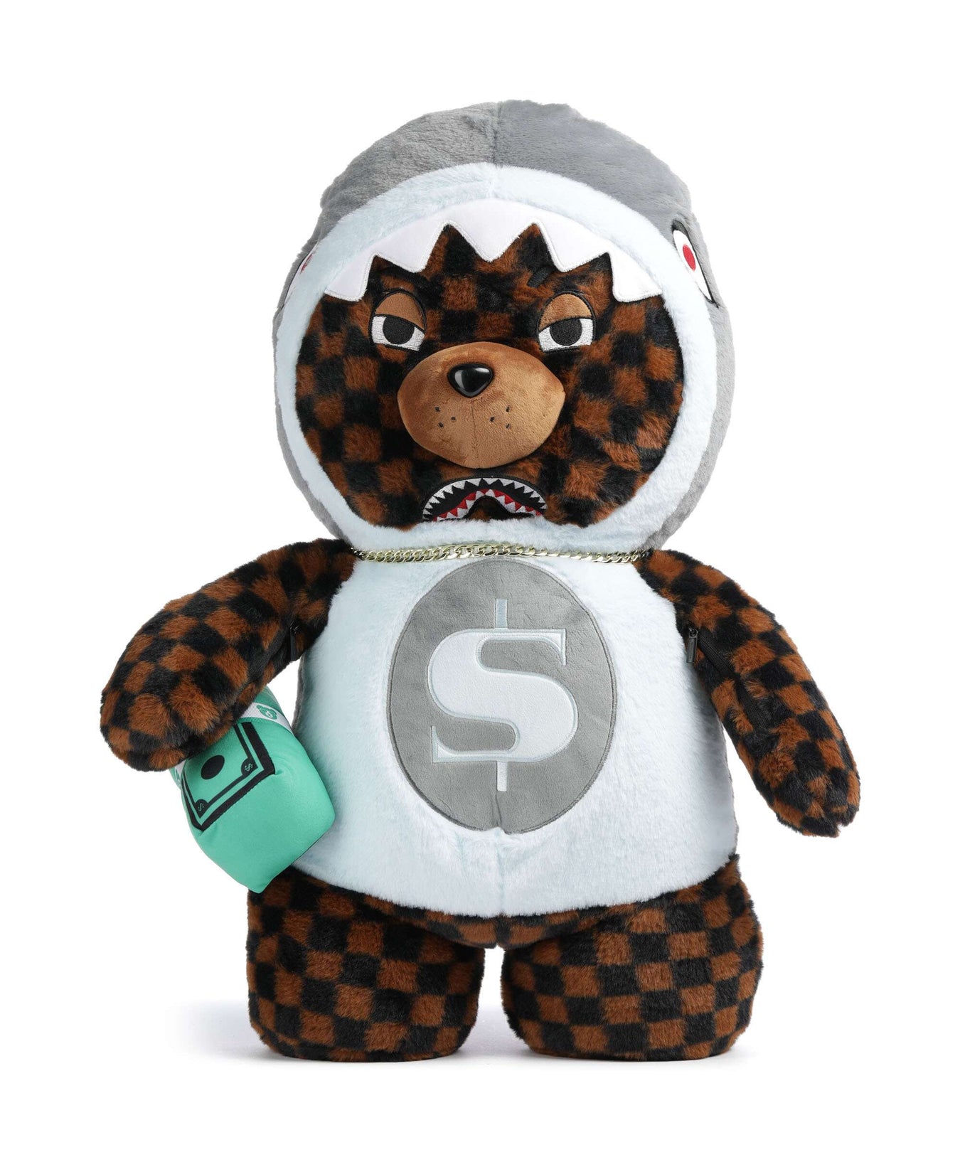 Sprayground Money Bear in Shark Costume Backpack multicolour