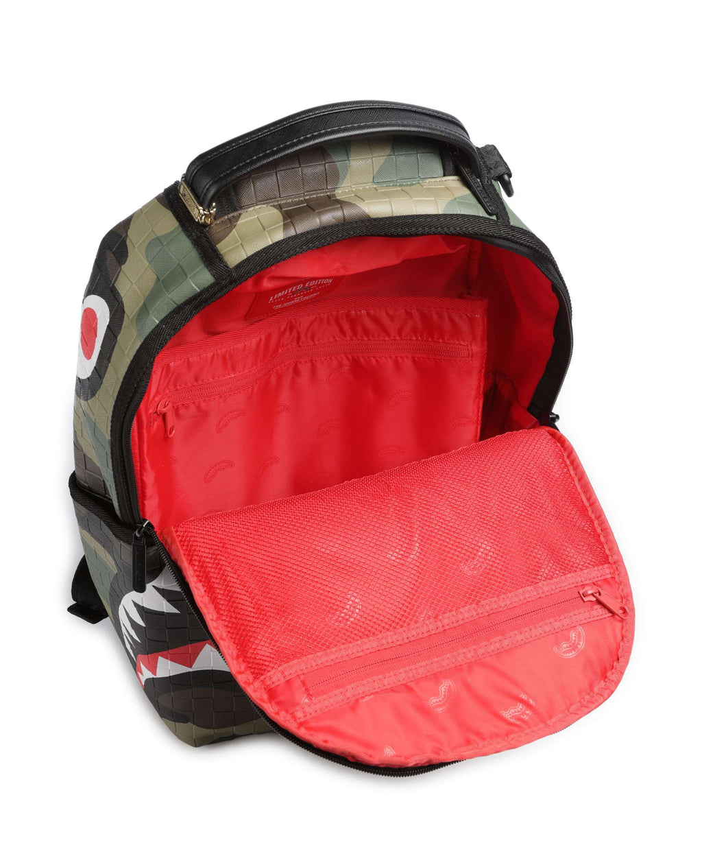 Sprayground Woodland Camo Check Backpack multicolour