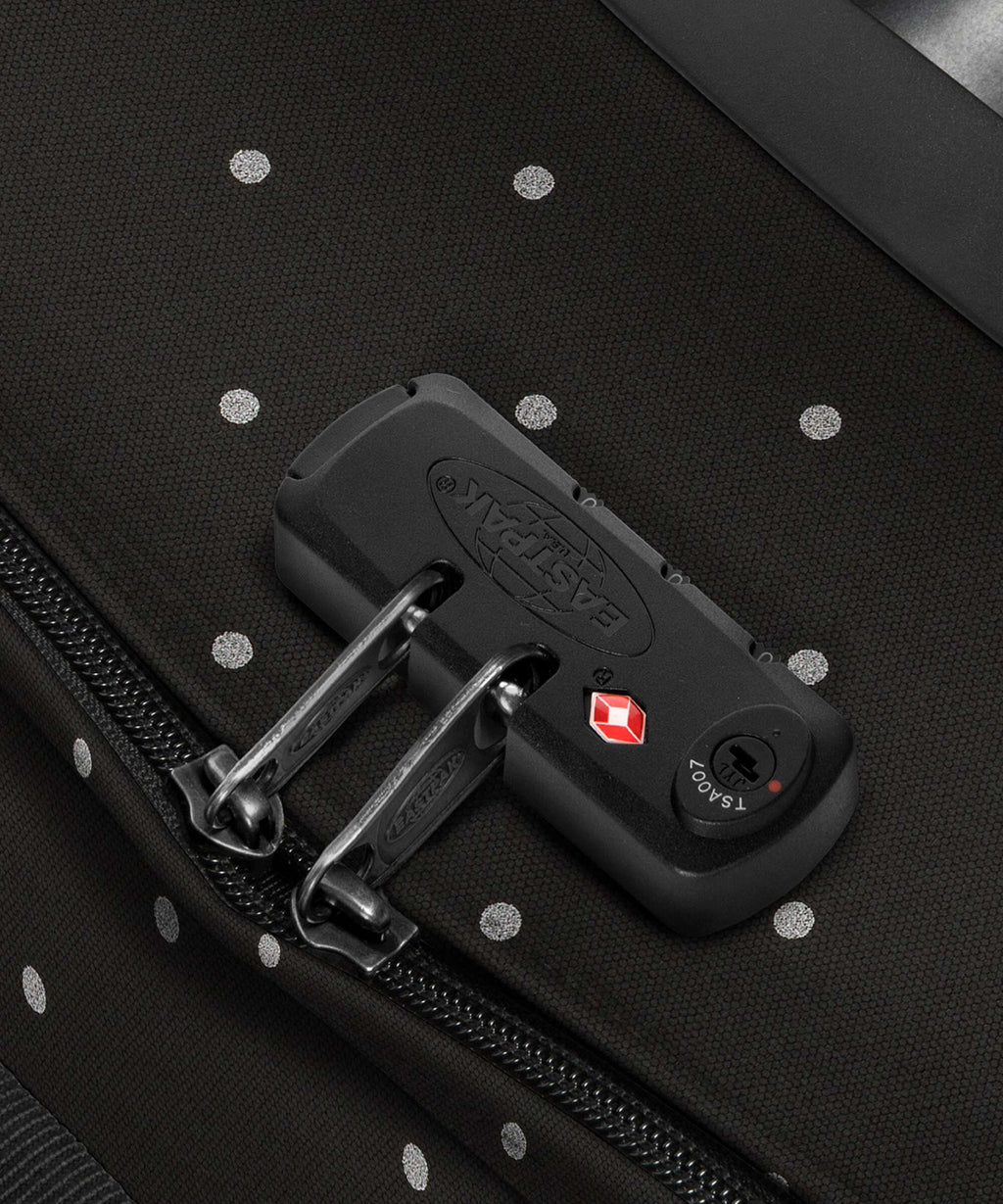 Eastpak Tranverz M Travel bag with wheels dots black/silver