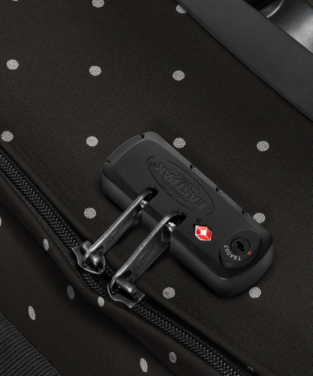 Eastpak Tranverz L Travel bag with wheels dots black/silver