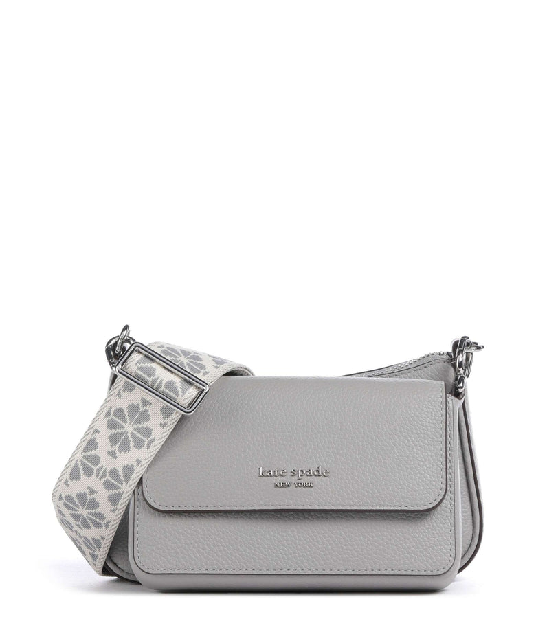Kate Spade New York Double Up Crossbody bag nimbus grey