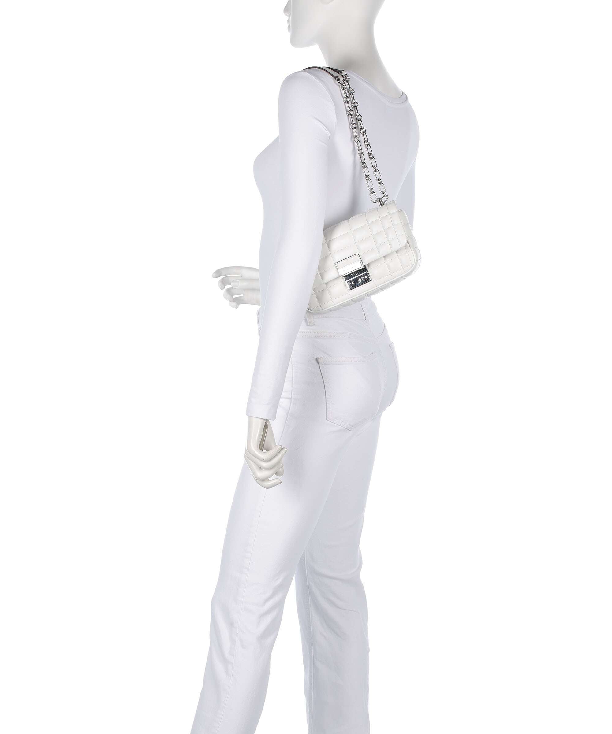 Michael Kors Tribeca Small Shoulder bag optic white