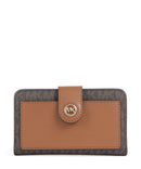 Michael Kors MK Charm Geldbörse brown/acorn
