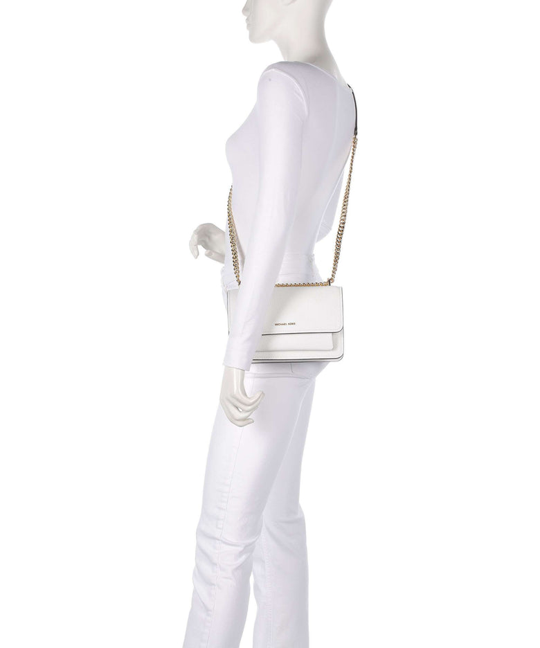 Michael Kors Claire Large Shoulder bag optic white