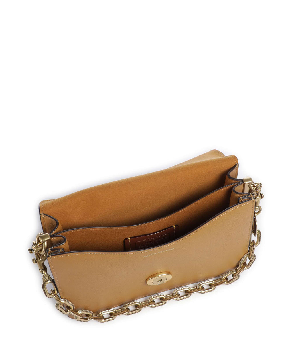 Coach Tabby Soft Chain Shoulder bag honey brown
