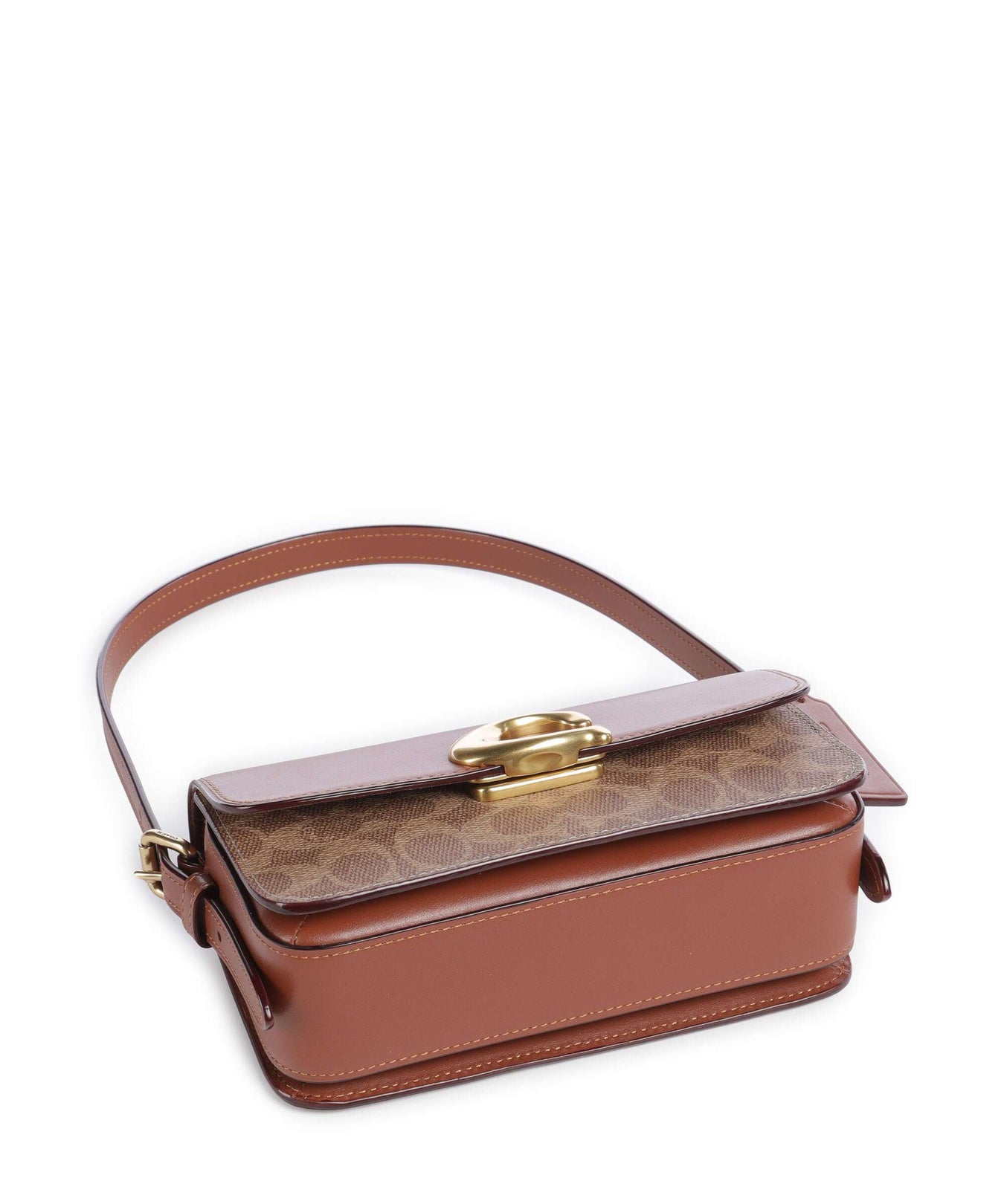 Coach Zoe Signature Shoulder bag tan caramel