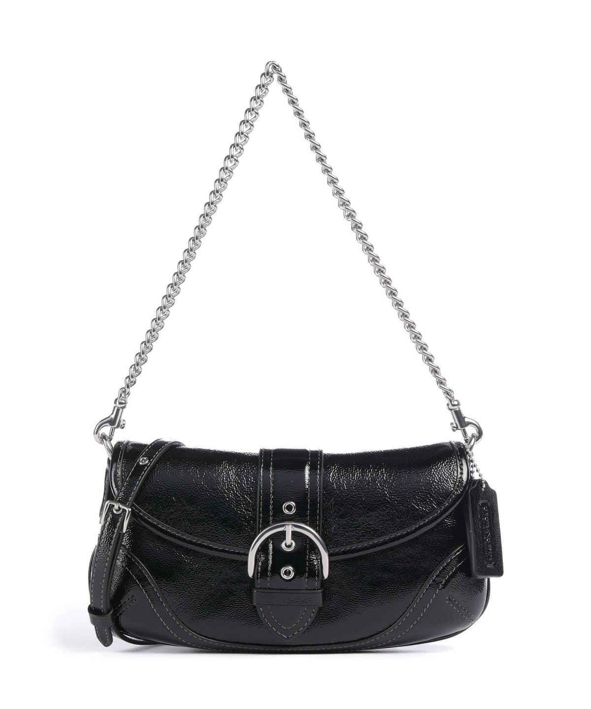 Coach Soho Crinkle Patent 25 Shoulder bag black