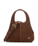Coach Lana Suede 23 Handbag warm brown