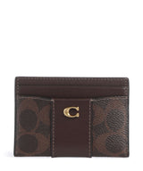 Coach Essential Signature Étui à cartes crédit maple