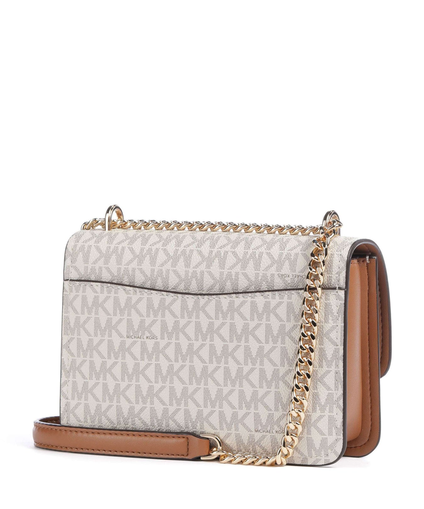 Michael Kors Claire Small Shoulder bag vanilla/acorn