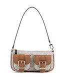 Michael Kors Zoe Borsa a spalla vanilla/acorn