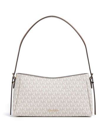 Michael Kors Moore Medium Schultertasche vanilla/acorn