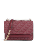 Michael Kors Claire Small Sac porté épaule mulberry