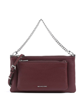 Michael Kors Jet Set Sac porté épaule oxblood