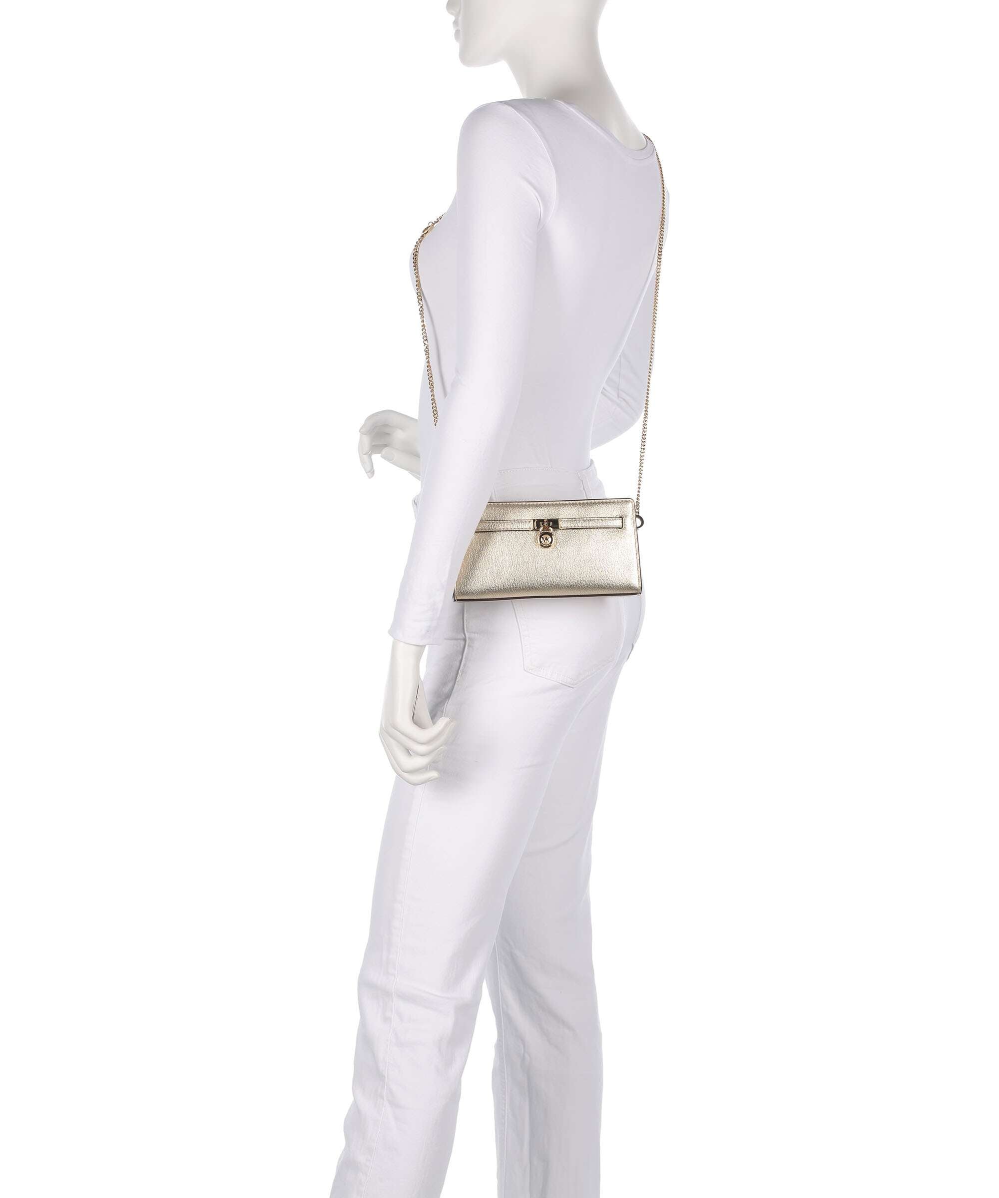 Michael Kors Hamilton Moderne XS Crossbody bag pale gold