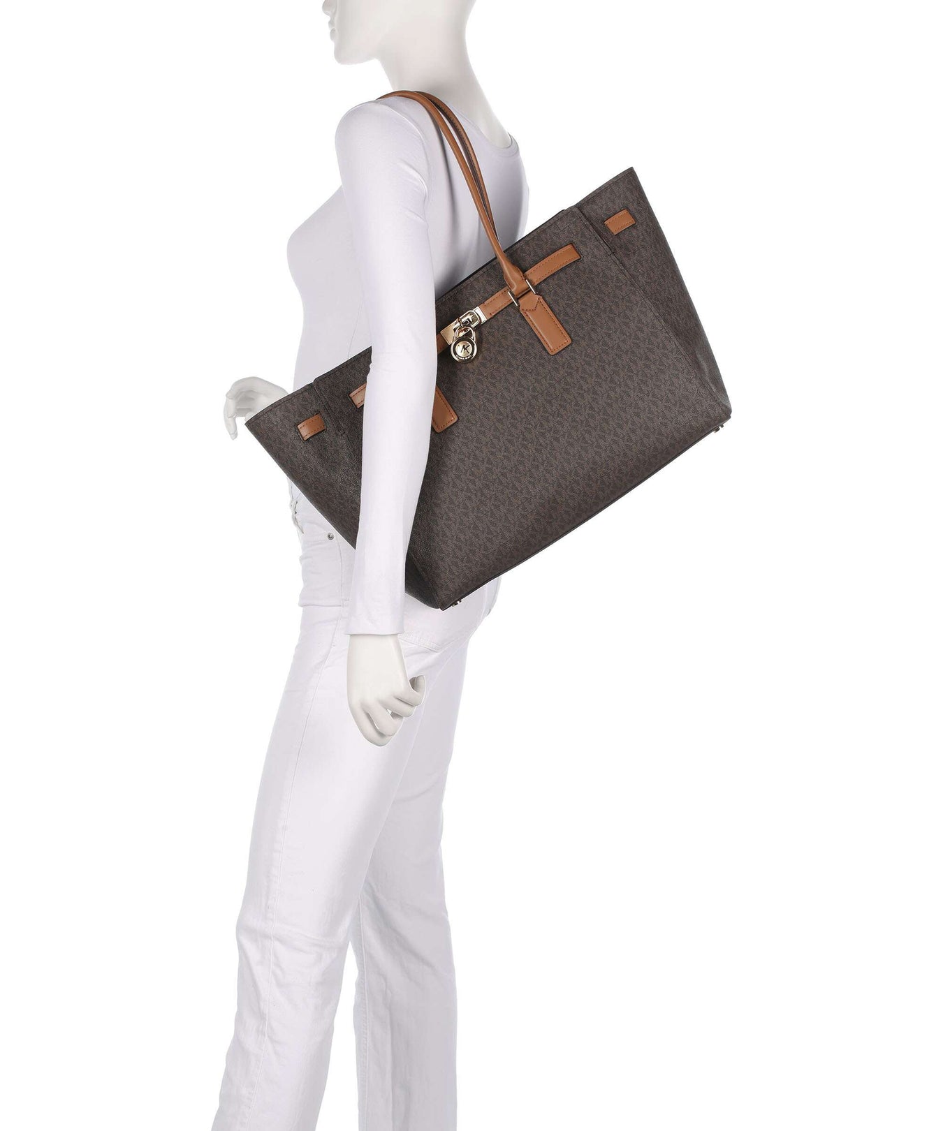 Michael Kors Hamilton Moderne Large Tote bag brown/acorn