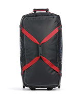 Patagonia Black Hole 100 Sac de voyage à roulettes smolder blue w/amanita red