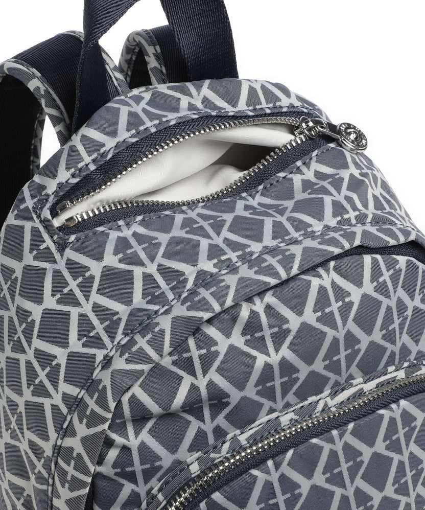 Kipling Elevated Delia Mini Backpack navy sign