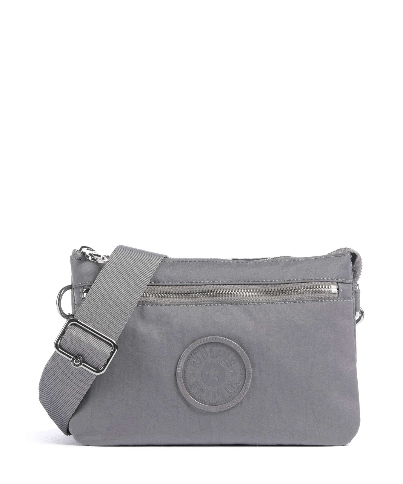 Kipling Charm Riri Zip Crossbody bag grey spice