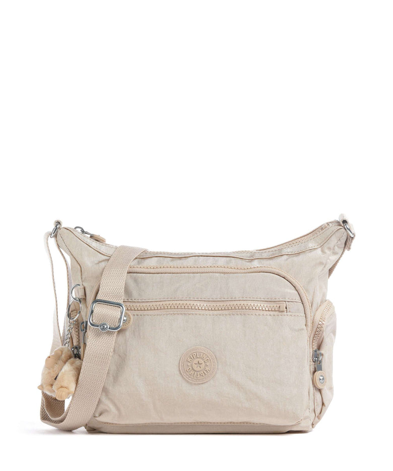 Kipling Basic Gabbie S Crossbody bag sparkled beige