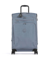 Kipling Basic New Youri M 4-Rollen Trolley blue stone