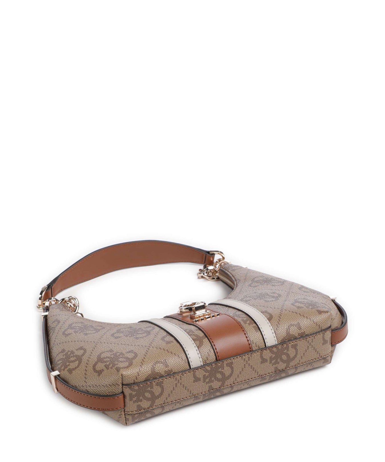 Guess Erenia Shoulder bag latte logo