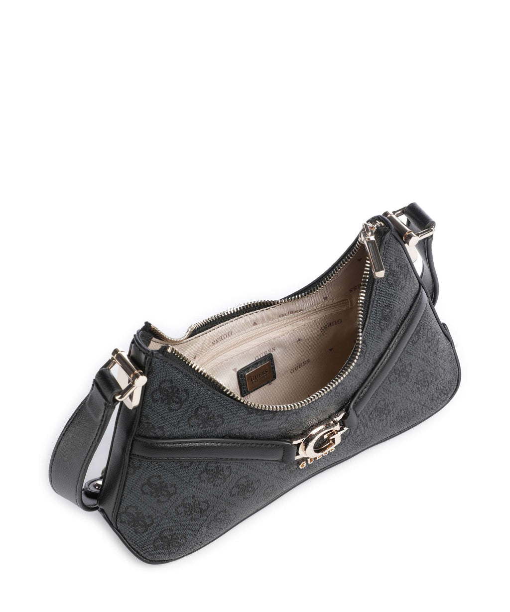 Guess Dea Crossbody bag coal logo
