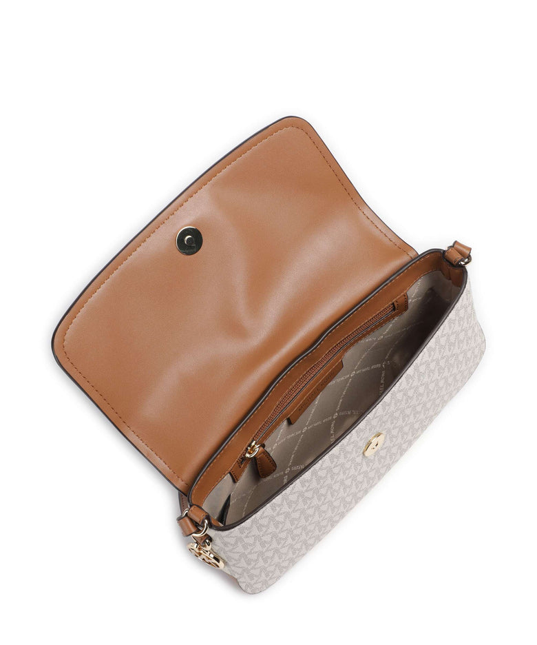 Michael Kors Alice Small Crossbody bag vanilla/acorn