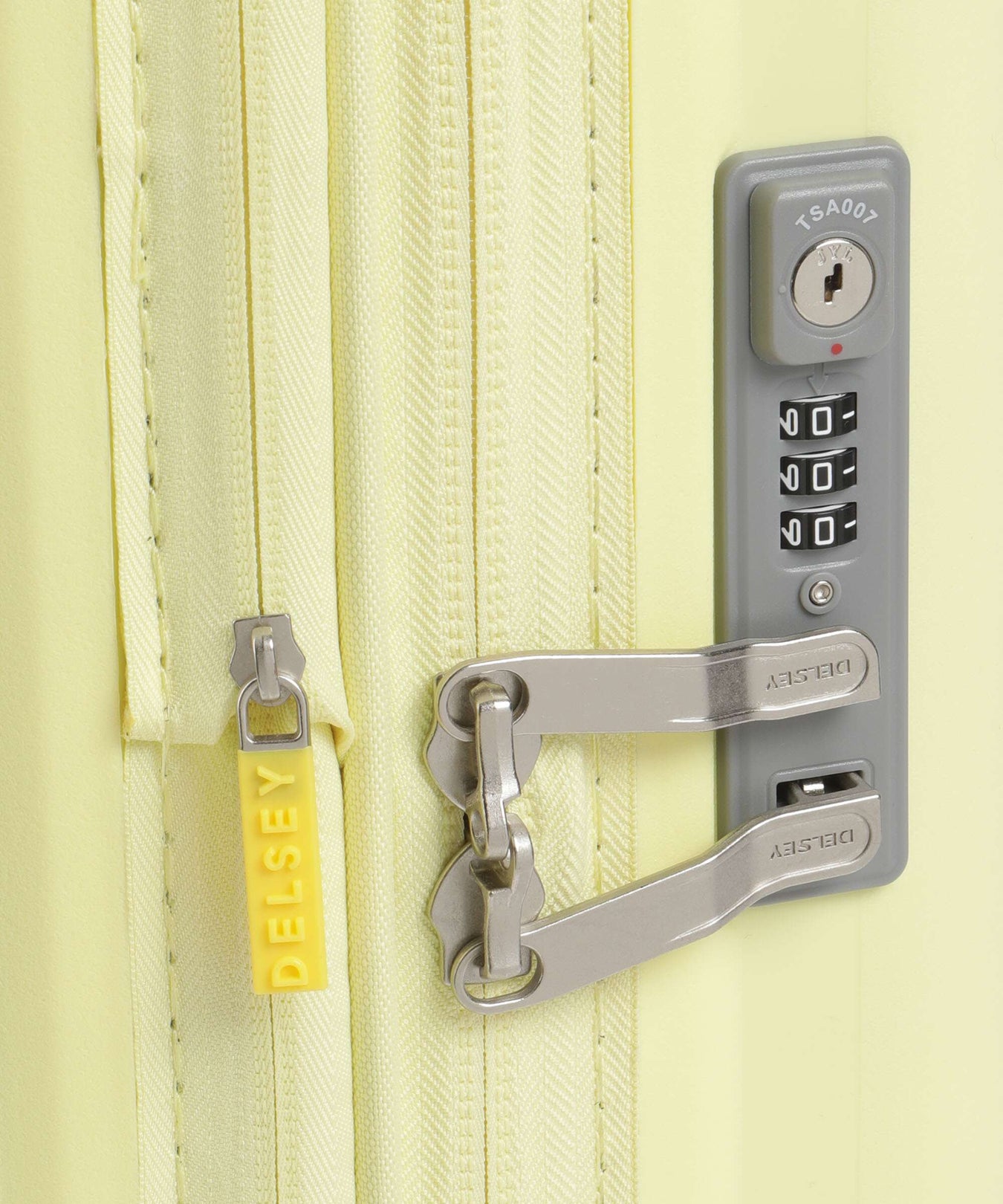 Delsey Paris Clavel Spinner (4 wheels) hellgelb