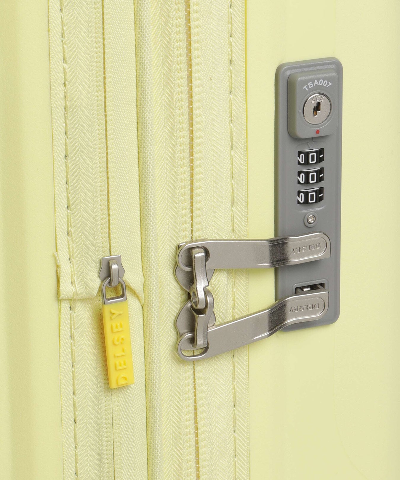 Delsey Paris Clavel Spinner (4 wheels) hellgelb