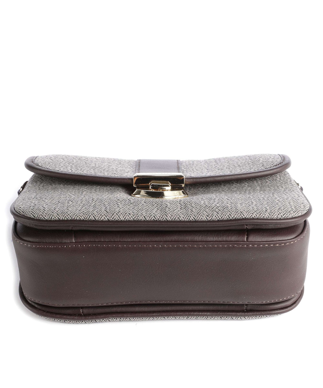 Lancaster Chevron Fia Crossbody bag marron chevron