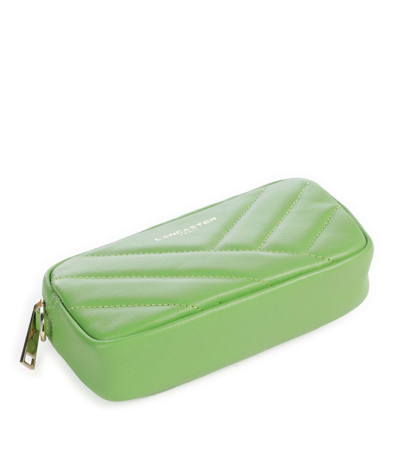 Lancaster Soft Matelassé Crossbody bag vertmouss