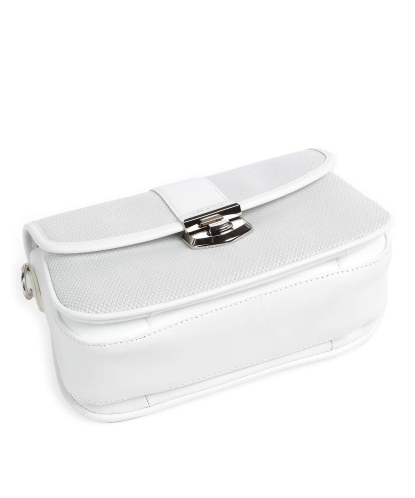 Lancaster Canvas Fia Crossbody bag blanc